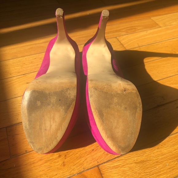 Steve Madden raspberry platform heels - Picture 6 of 8